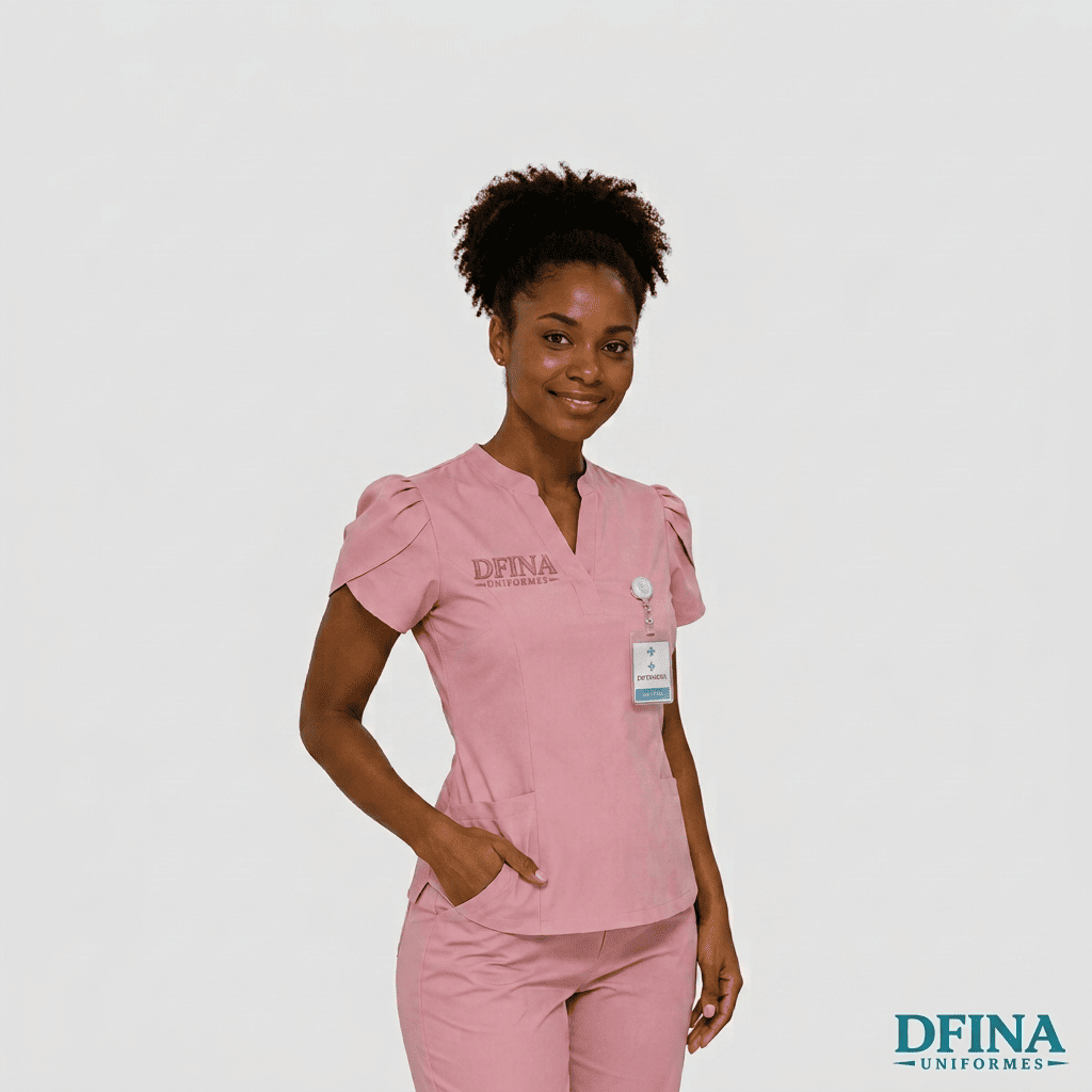 Scrub Tulípa manga de princesa - Feminina - Image 3