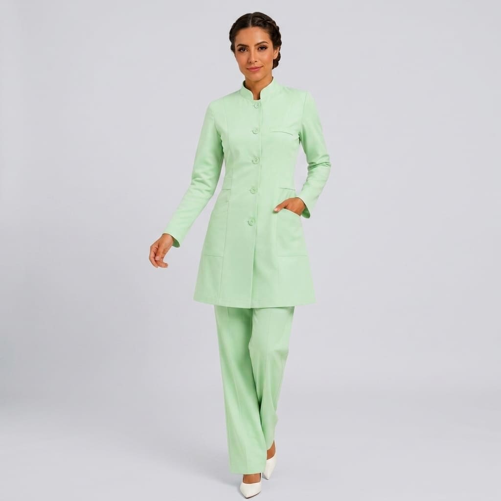 Jaleco Feminino Serena – Gola Padre